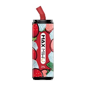 Max Mi wu Coke Tin Einweg E-Zigaretten 3600 Puffs - Vitality-Erdbeere