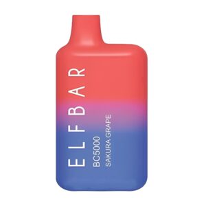 ELF BAR Einweg Vape BC 5000 Puffs - Sakura Traube
