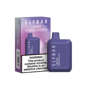 ELF BAR LB5000 Disposable 5000 Züge Grape Apple Ice