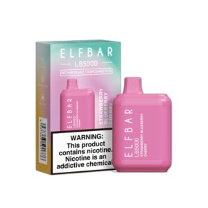 ELF BAR LB5000 Disposable 5000 Züge Strawberry Blueberry Cherry 14 ml