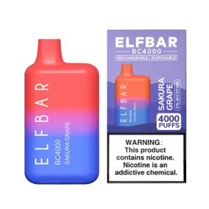 ELF BAR BC4000 Disposable Sakura Grape 4000 Züge 11,5 ml