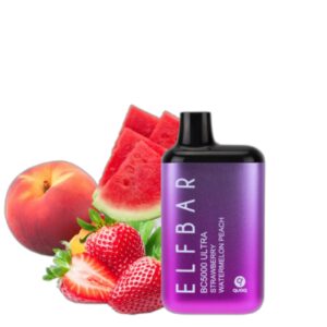 ELF BAR BC5000 Ultra Disposable Strawberry Watermelon Peach 5000 Züge 650 mAh