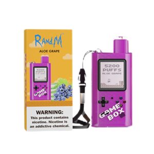 RandM Game Box 5200 Züge Aloe Grape 12ml Einweg E-zigarette
