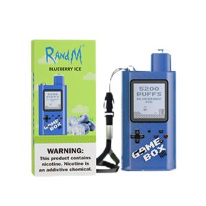 RandM Game Box 5200 Züge Blueberry Ice Einweg E-zigarette 12ml