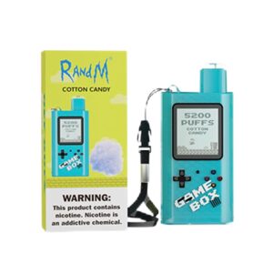 RandM Game Box 5200 Züge Cotton Candy Einweg E-zigarette 12ml