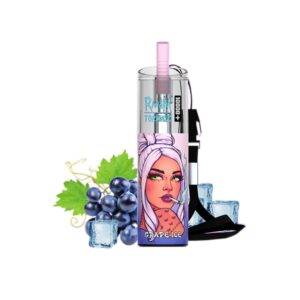 RandM Tornado 10000 Züge Plus 20ml Grape Ice Einweg E-zigarette