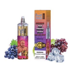 RandM Tornado 10000 Züge 20ml Grape Ice Einweg E-zigarette