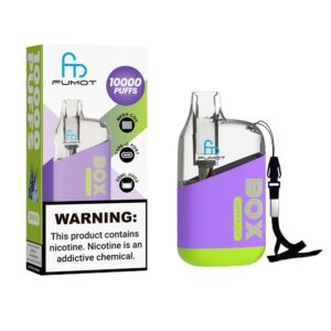 RandM Tornado Box 10000 Züge Einweg E-zigarette Grape Ice 20ml