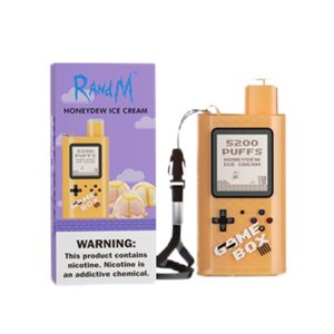 RandM Game Box 5200 Züge 12ml Honeydew Ice Cream Einweg E-zigarette