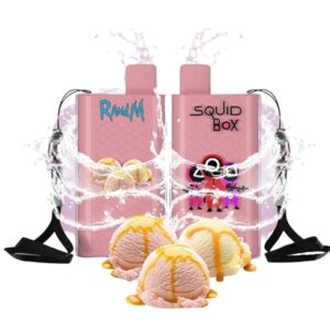 RandM Squid Box 5200 Züge Einweg E-zigarette Honeydew Ice Cream 12ml