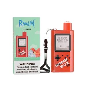 RandM Game Box 5200 Züge 12ml Einweg E-zigarette Lush Ice