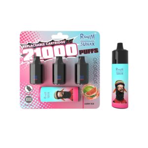 RandM Sunax 21000 Züge Einweg E-zigarette Lush Ice 14ml*3