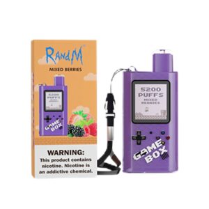 RandM Game Box 5200 Züge Einweg E-zigarette Mixed Berries 12ml