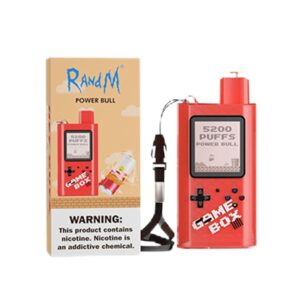 RandM Game Box 5200 Züge Power Bull 12ml Einweg E-zigarette