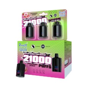 RandM Sunax Strawberry Donut 14ml*3 Pods