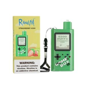 RandM Game Box 5200 Züge Einweg E-zigarette Strawberry Kiwi 12ml